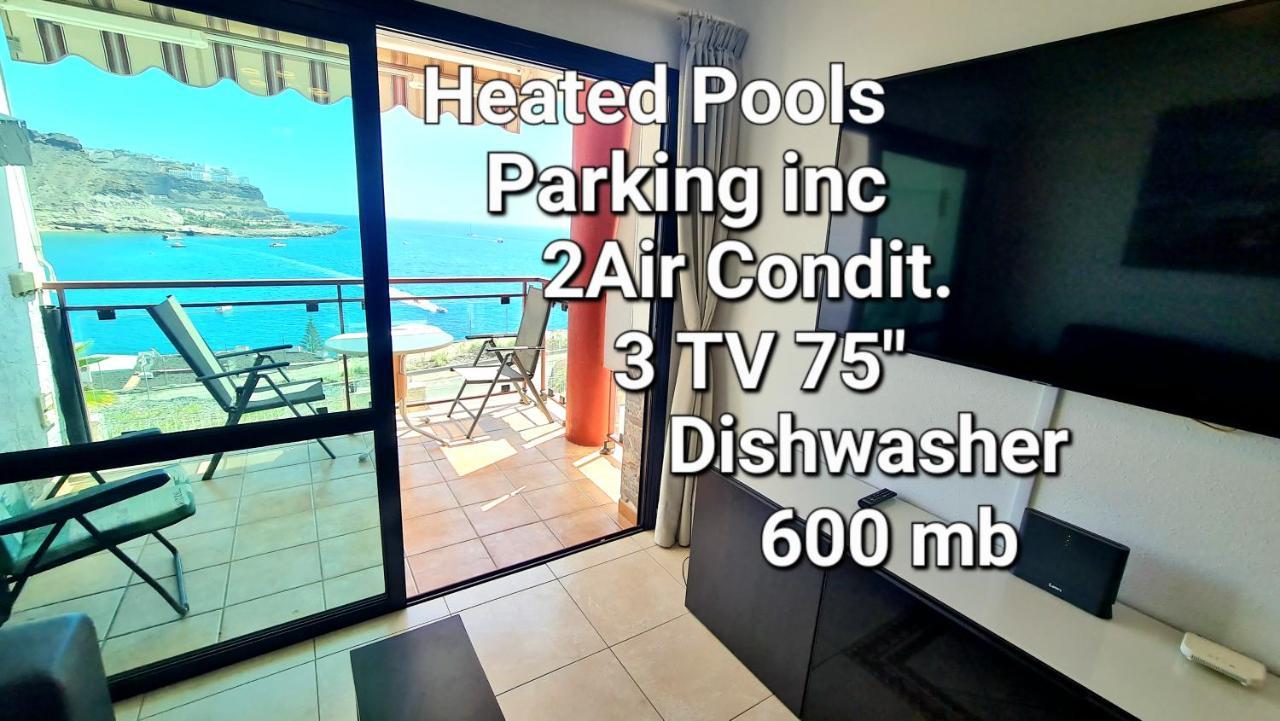 Deluxe 3 Rooms74M2,2Air Condit 2Tv Seaview On Amadores,2 Heatpools, Parking, 600 Mb,Dishwasher,2Lift,,3 Beaches Playa Del Cura  Eksteriør bilde